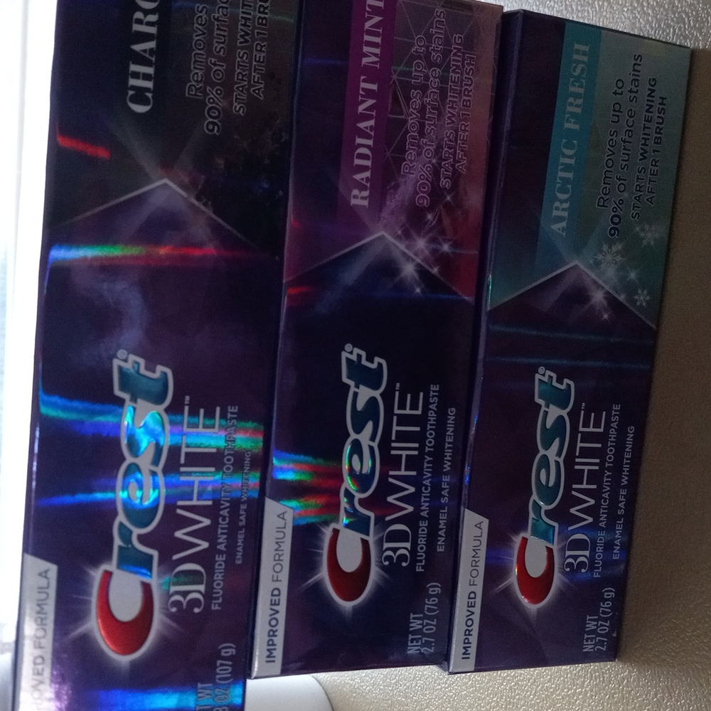 Toothpaste  Crest and Colgate